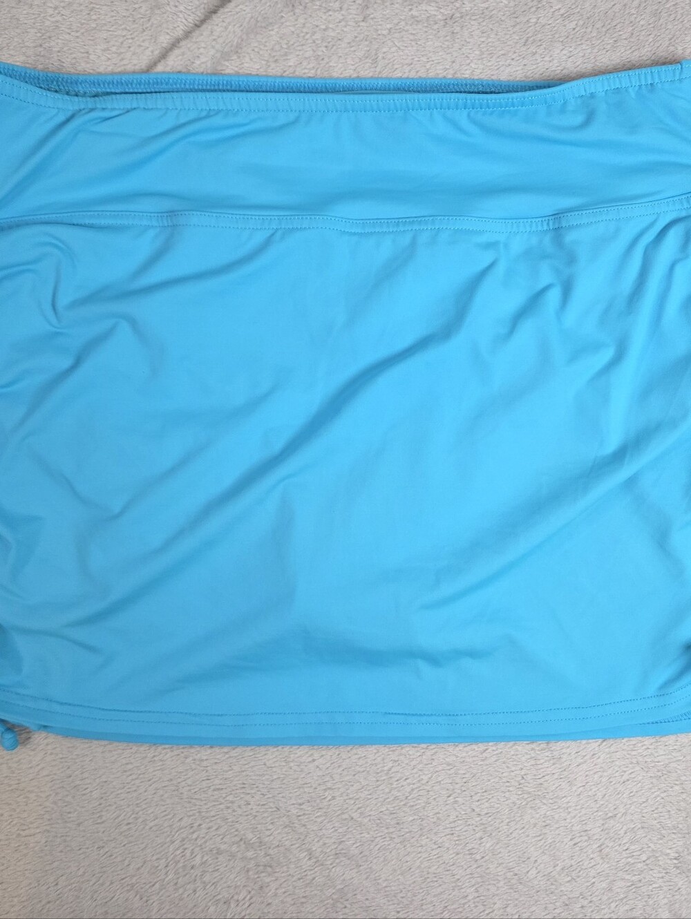 Lands' End Turquoise Swim Skirt Size 14 Regular EUC